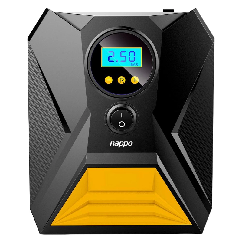 COMPRESOR DE AIRE PORTATIL NAPPO DIGITAL 120W INFLADO RAPIDO - 2