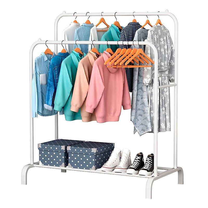 PERCHERO DOBLE DECOTEAM HIERRO ORGANIZADOR COLGANTE ZAPATERA - 1