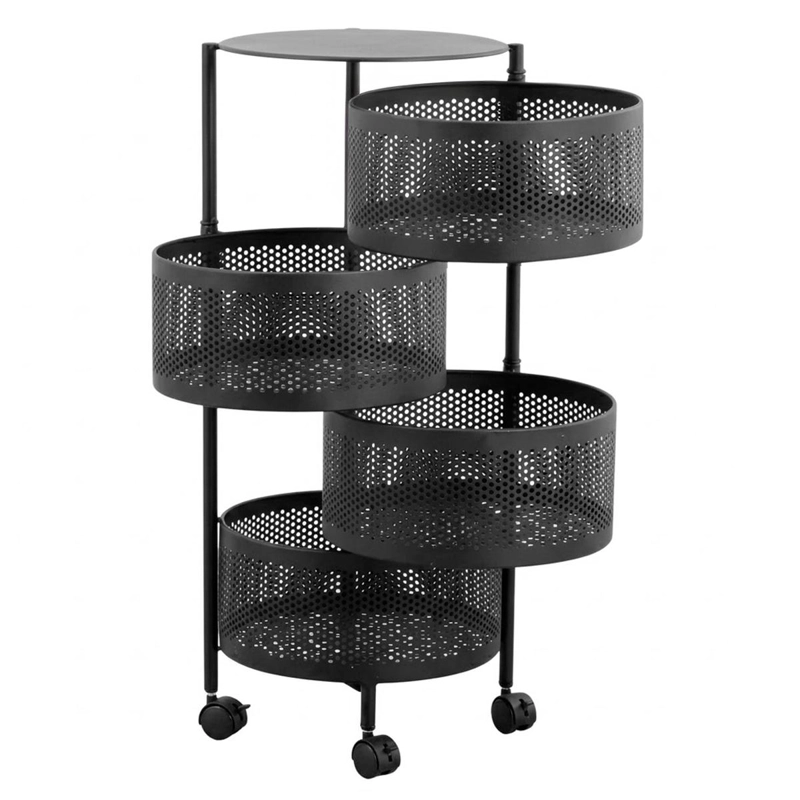 ORGANIZADOR CIRCULAR DECOTEAM 4 ESTANTES DESMONTABLES METAL - 1