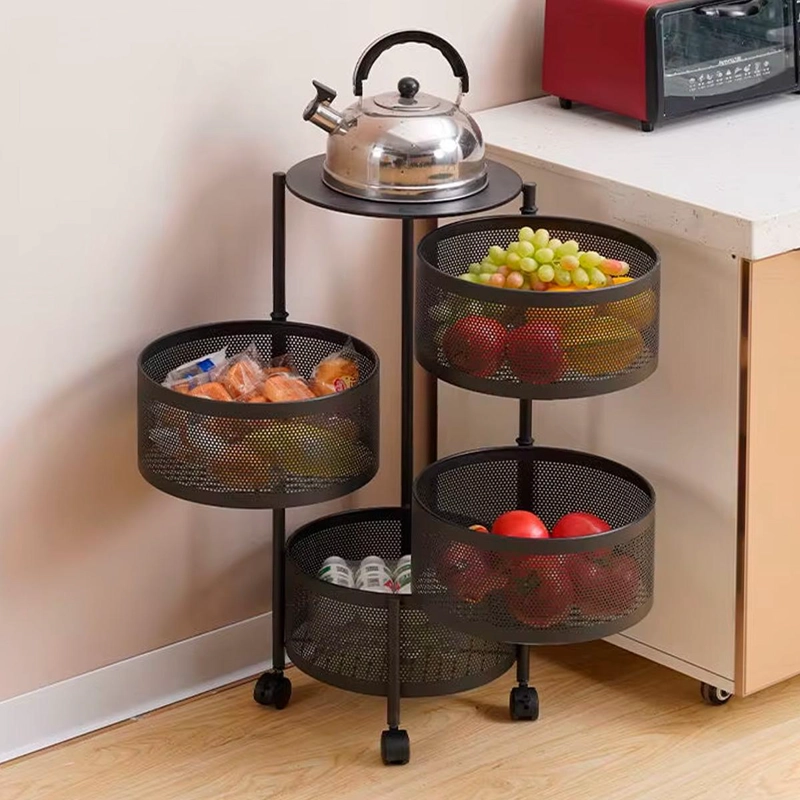 ORGANIZADOR CIRCULAR DECOTEAM 4 ESTANTES DESMONTABLES METAL - 8