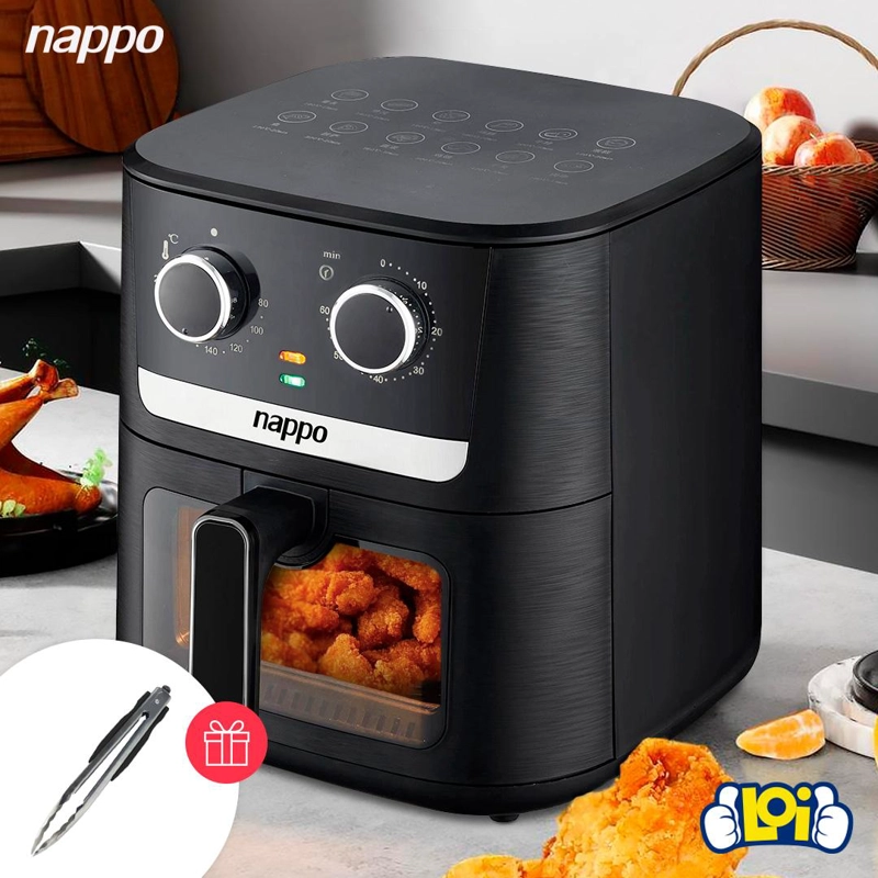FREIDORA DE AIRE NAPPO 1600W 7 LITROS LUZ VENTANA - 5