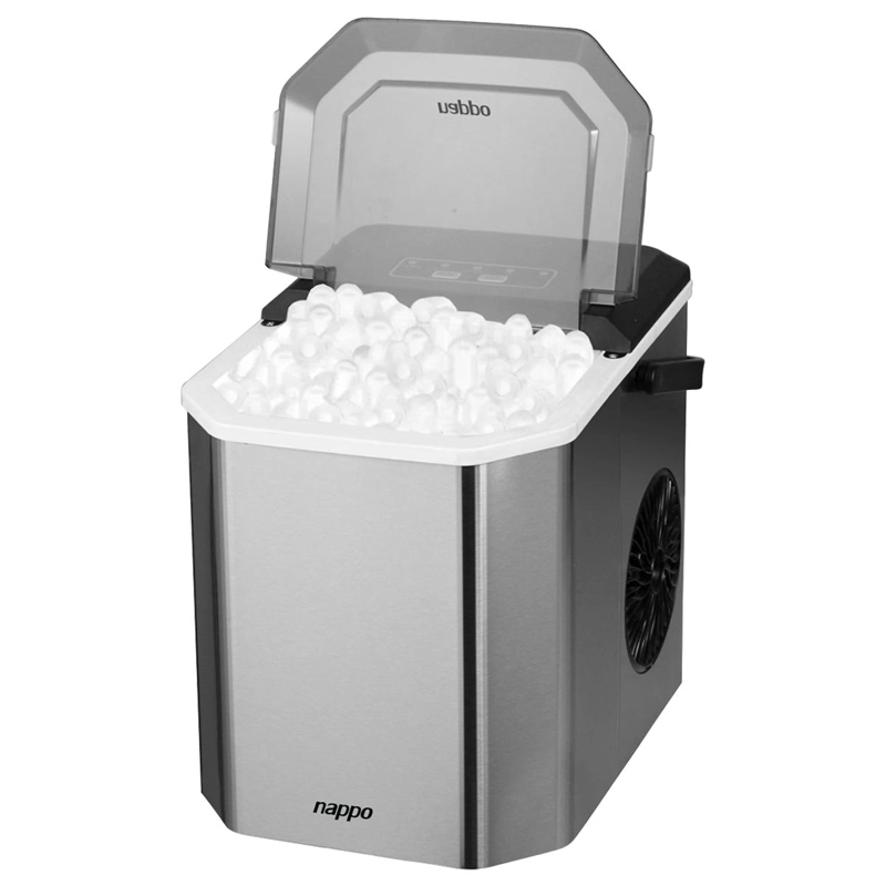 MAQUINA DE HIELO NAPPO 165W 2 TAMAÑOS TOUCH AUTOLIMPIEZA - 1