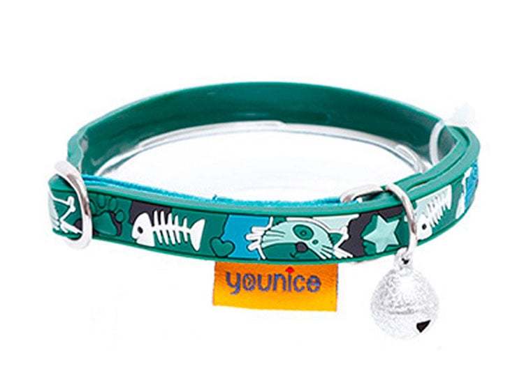 COLLAR GATOS CARTOON WINPET VERDE - 1