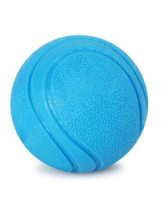 PELOTA MORDEDORA DE GOMA ALTA DENSIDAD PARA PERROS WINPET. CYAN - S - 1