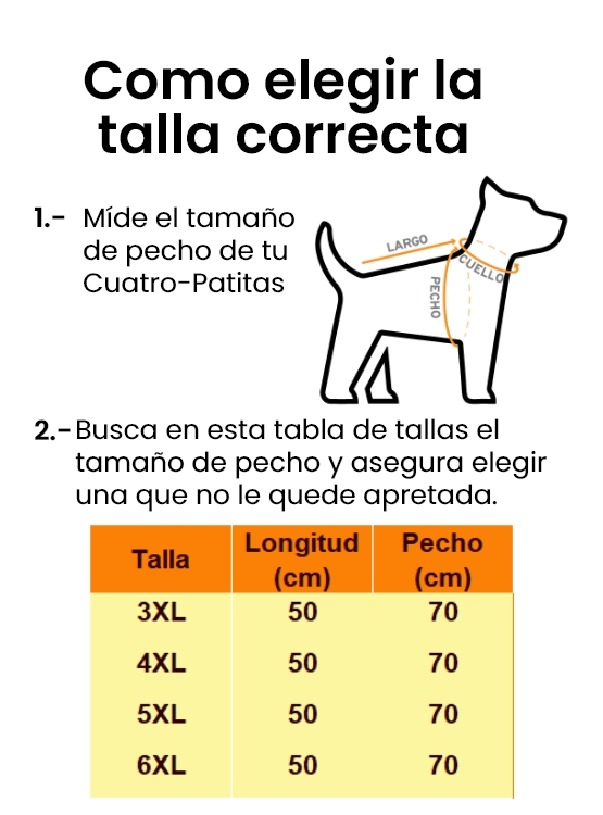 ROPA POLERA PERROS BIG SIZE WINPET GRANDE TALLAS 3XL 6XL - 2