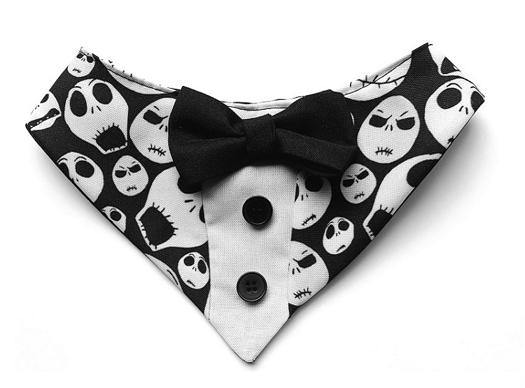 BANDANA DISFRAZ HALLOWEEN PARA PERROS Y GATOS SMOKING - XS - 1