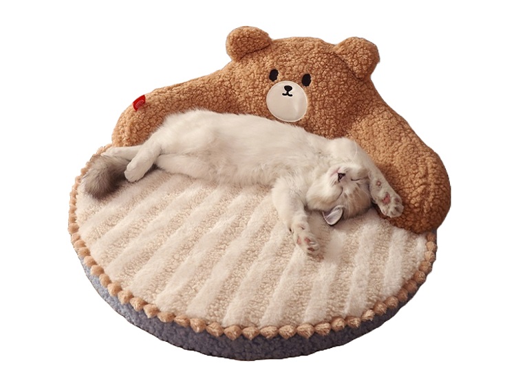 CAMA CUTE BEAR PARA PERROS Y GATOS - LAVABLE - 1