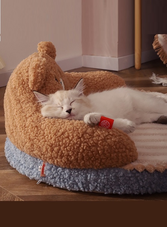 CAMA CUTE BEAR PARA PERROS Y GATOS - LAVABLE - 2
