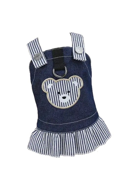 ROPA PARA PERRO VESTIDO BLUE BEAR - TALLAS XS A XL - 1