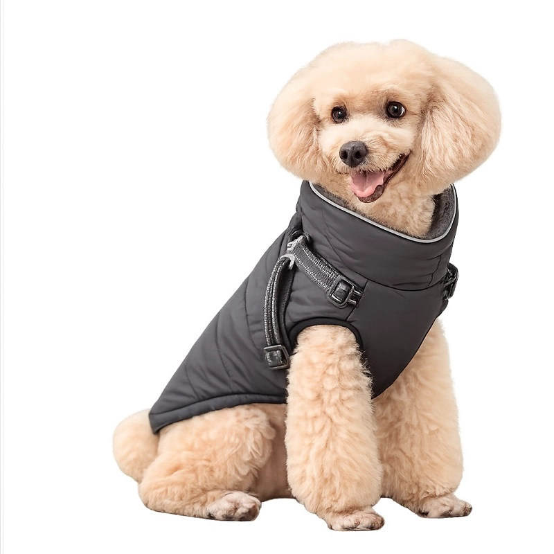 PARKA IMPERMEABLE PARA PERROS CON ARNE S REFLECTANTE - XL - 1