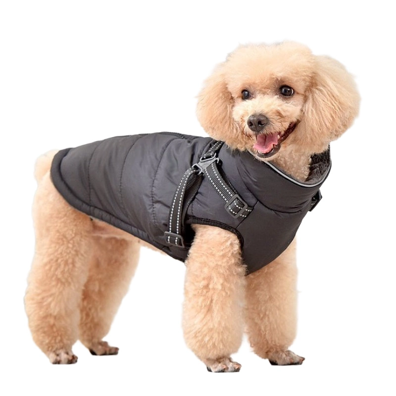 PARKA IMPERMEABLE PARA PERROS CON ARNE S REFLECTANTE - S - 3