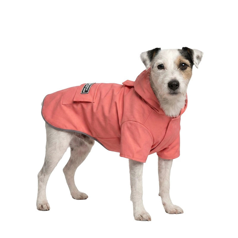 CAPA IMPERMEABLE PARA PERRITAS – ROSADO REFLEXTANTE - S A 3XL - 3