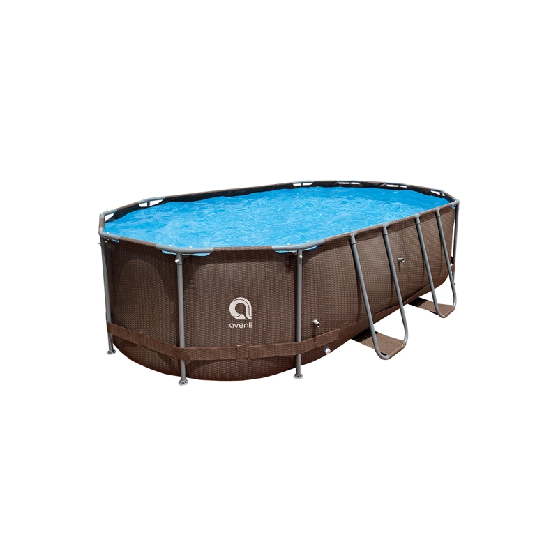 PISCINA ESTRUCTURAL OVALADA AVENLI 4.27X2.75X1 M 8M3 - 1