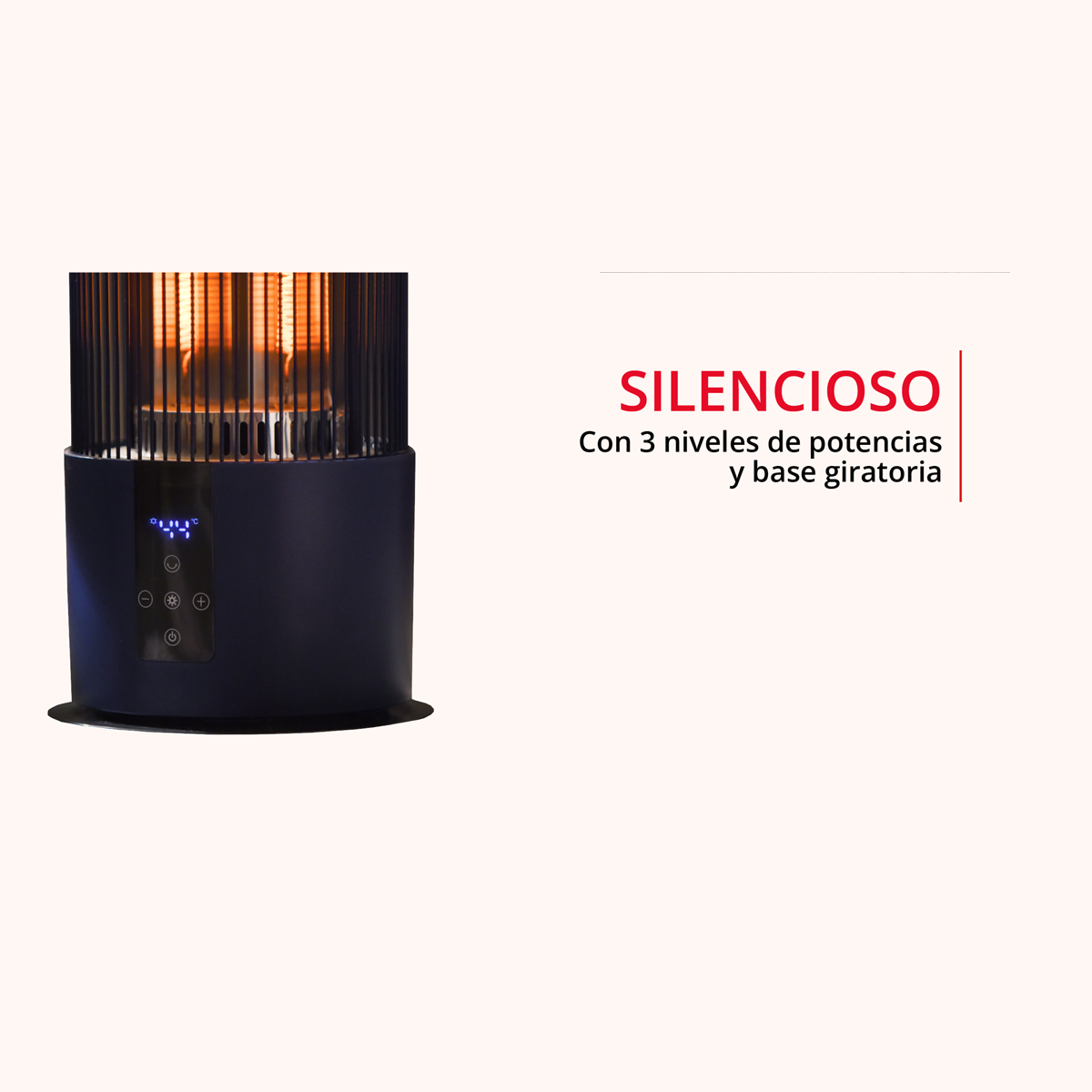 ESTUFA ELÉCTRICA INFRARROJA KALTEMP IR STONE - 8