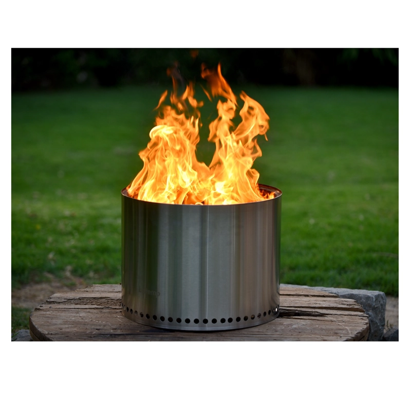 Brasero K-Fire Negro 50 Kaltemp + Base | Sin Humo Acero Inoxidable - 6