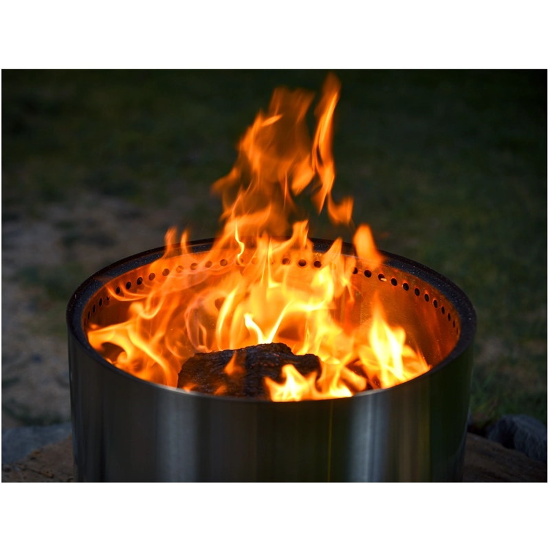 Brasero K-Fire Negro 50 Kaltemp + Base | Sin Humo Acero Inoxidable - 7