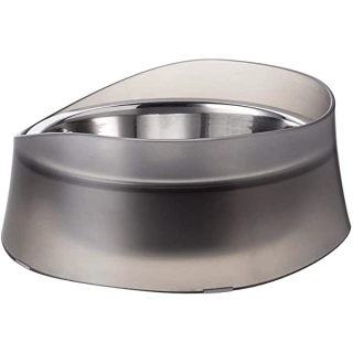 COMEDERO PERROS GATOS VCOLCAN ACERO PIDAN INOXIDABLE BOWL GRIS - 1