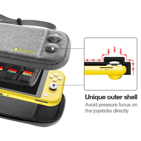 TOMTOC ESTUCHE LIGERO PARA NINTENDO SWITCH LITE | ROSADO - 5