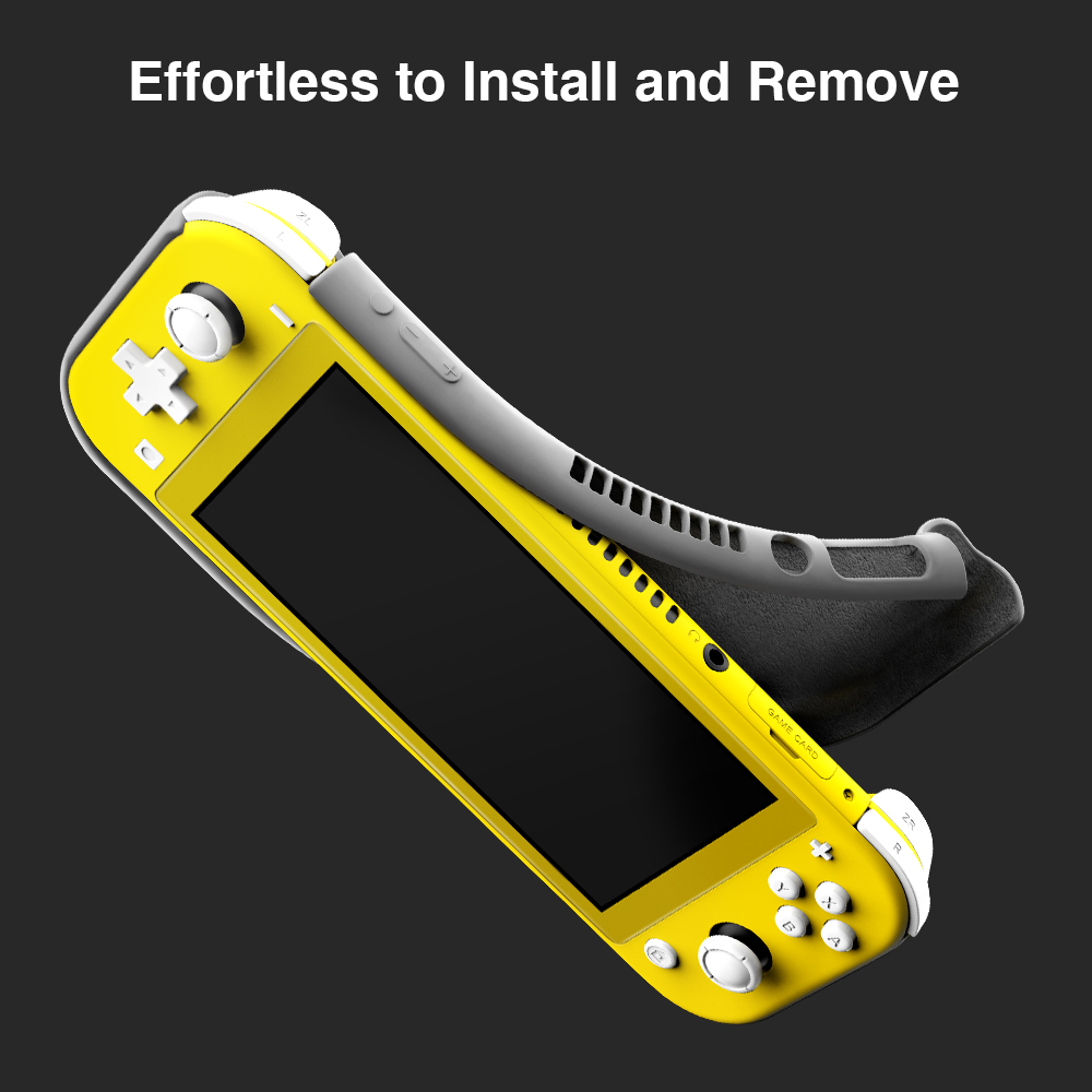 TOMTOC - CARCASA DE SILICONA PARA NINTENDO SWITCH LITE | EN COLOR AMARILLO - 7