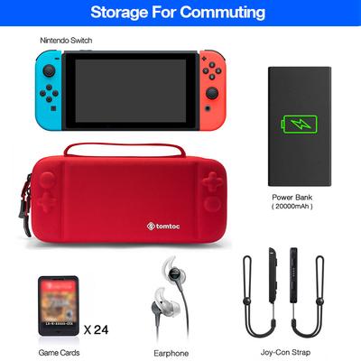 TOMTOC ESTUCHE DE VIAJES- NINTENDO SWITCH( PARA 24 TARJETAS) | ROJO - 2