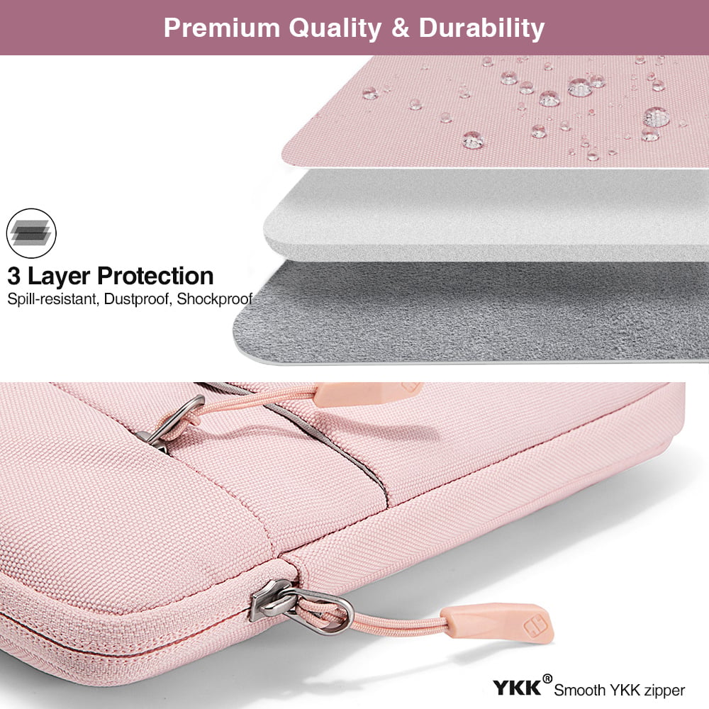 TOMTOC FUNDA A18 PARA NOTEBOOK DE 13-13.3 PULG-ROSADO - 2