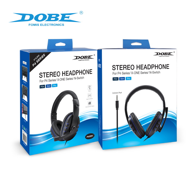 DOBE - HEADSET STEREO PARA PS4 - 4