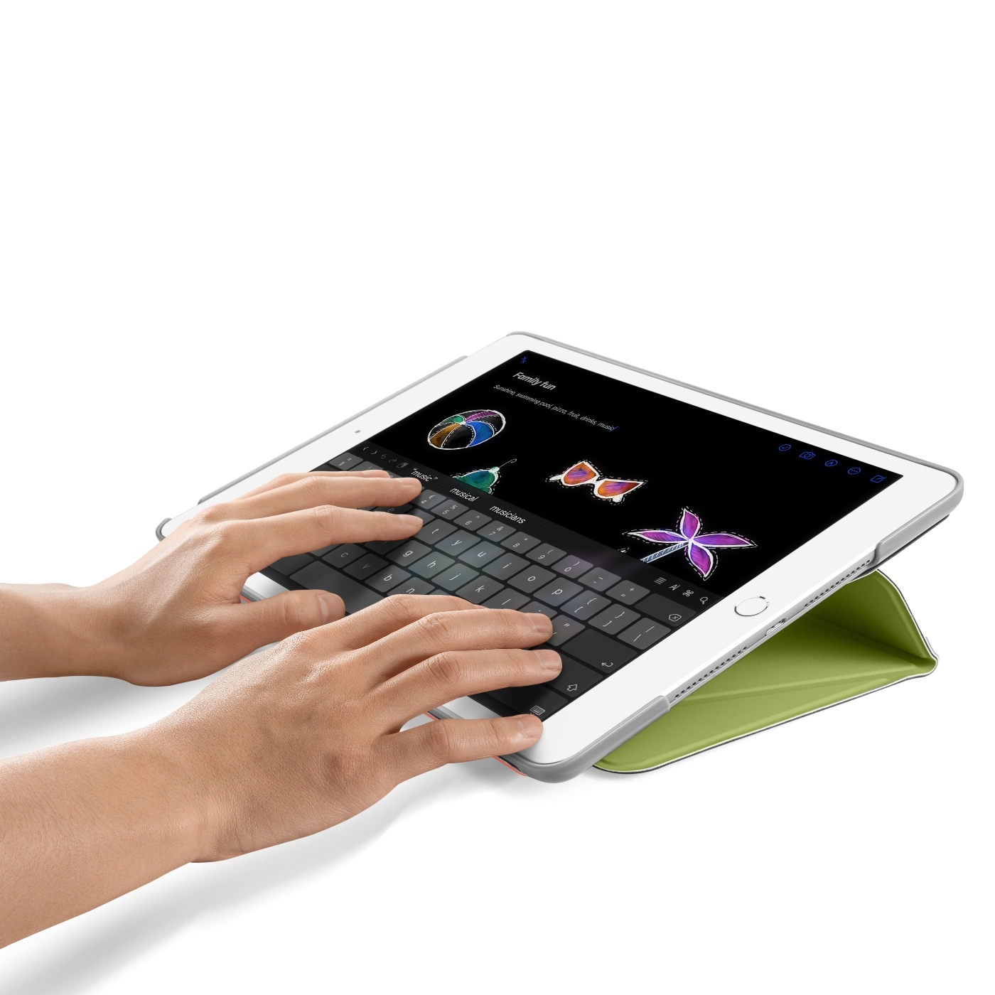 TOMTOC FUNDA VERTICAL IPAD DE 10,2 PULG 9ª8ª7ª GEN 2021-2019 AVOCADO - 6
