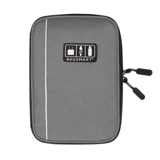 Bagsmart Organizador Electrónico Glendora para Viajes Compacto Gris - 1