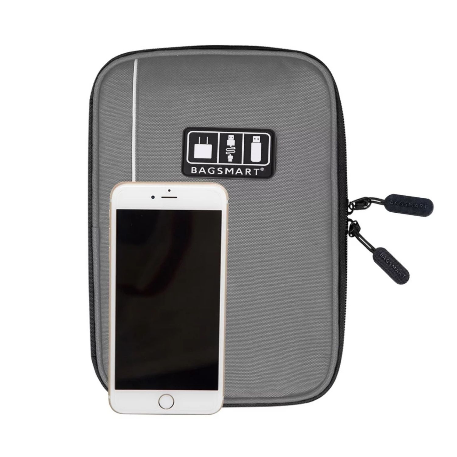 Bagsmart Organizador Electrónico Glendora para Viajes Compacto Gris - 2