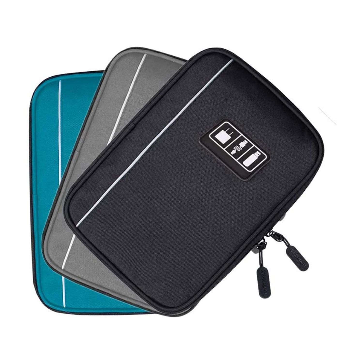 Bagsmart Organizador Electrónico Glendora para Viajes Compacto Gris - 6