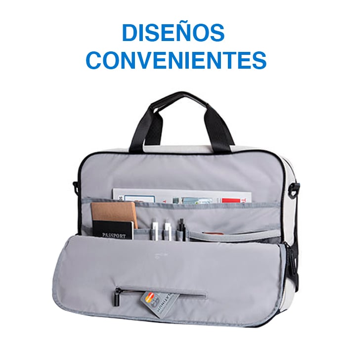 BAGSMART MALETÍN FALCO NOTEBOOK 15.6” - GRIS - 2