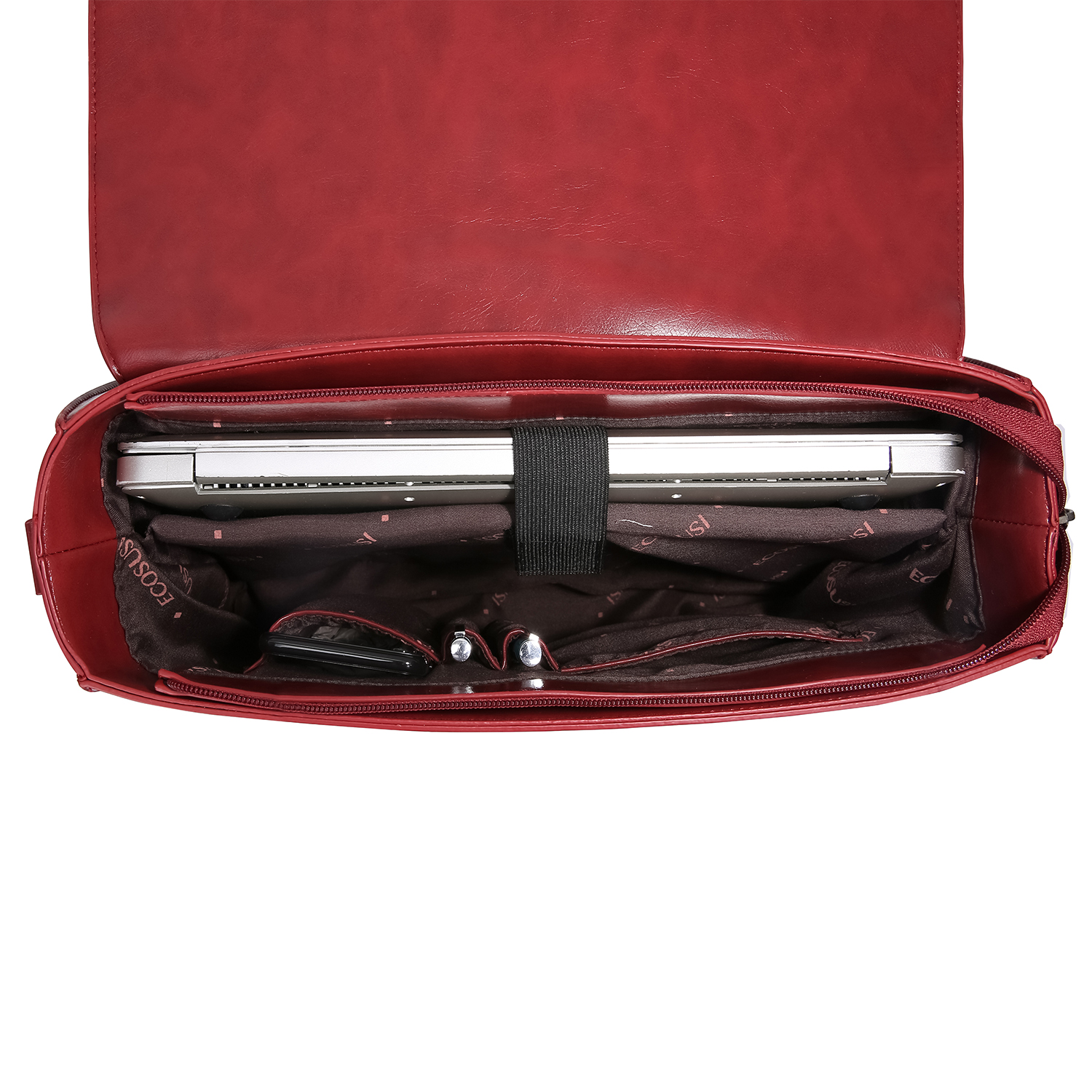 ECOSUSI MALETÍN BOW PARA LAPTOP 15.6' - BURDEO - 4
