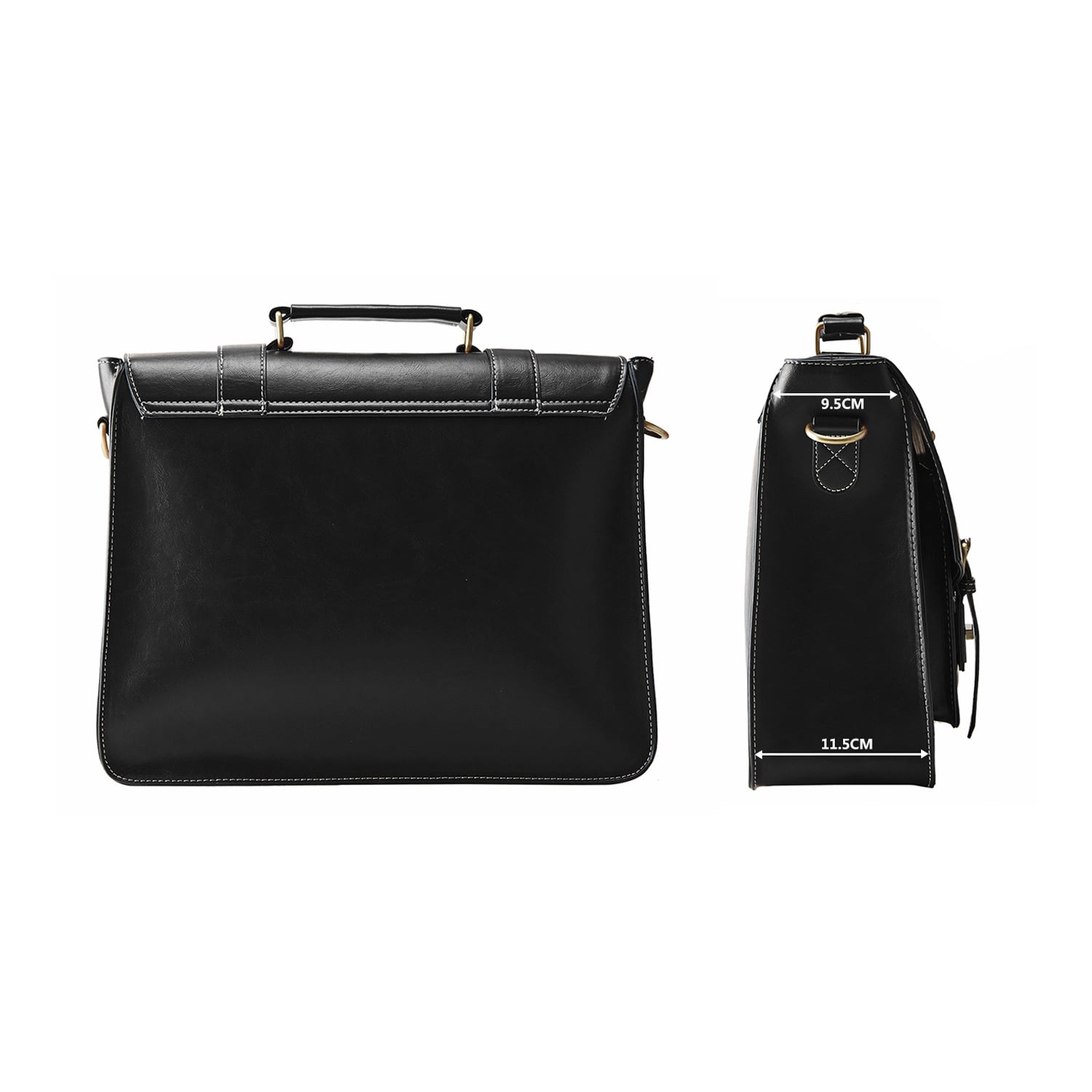 ECOSUSI MALETÍN & MOCHILA CLASSIC PARA LAPTOP 15.6'- NEGRO - 2