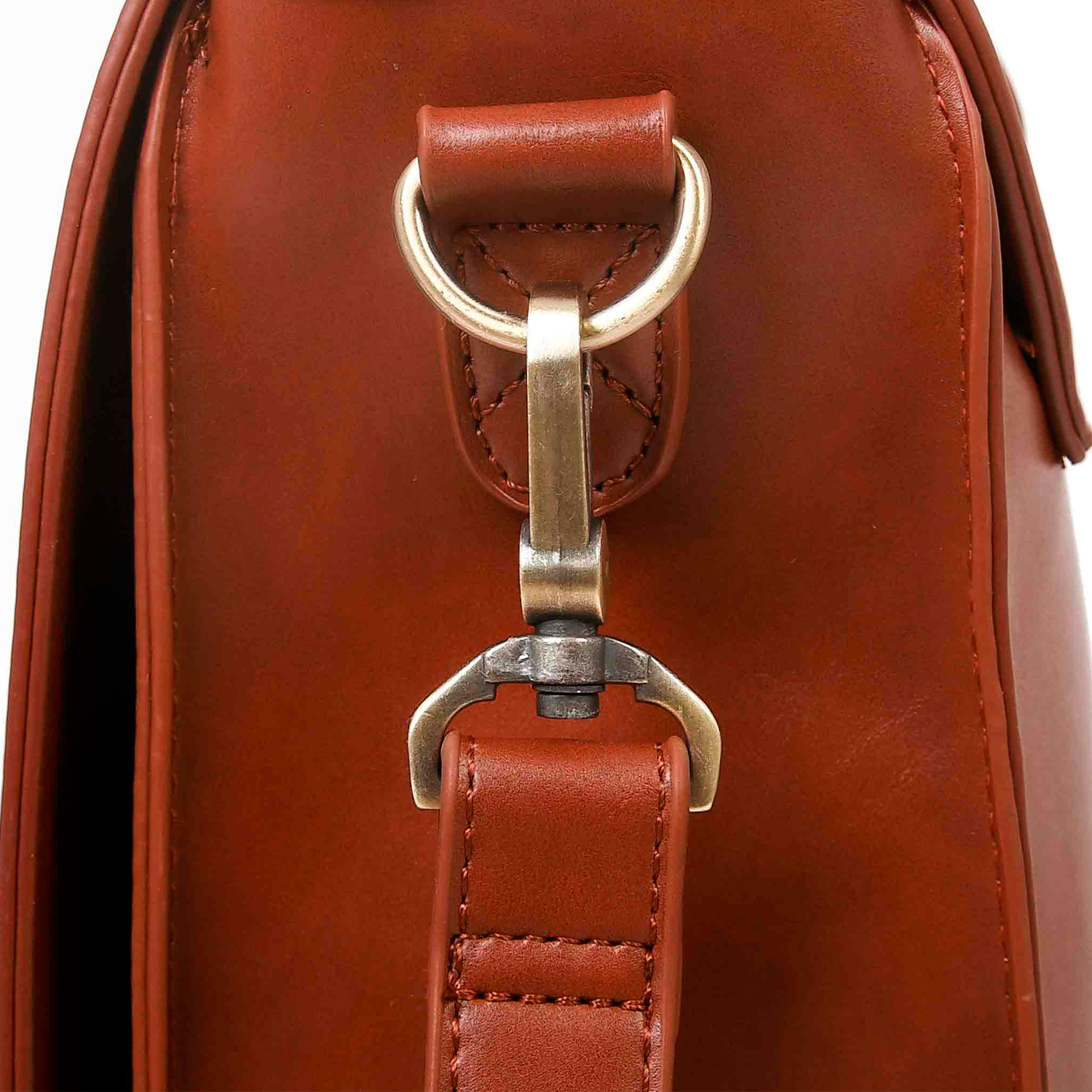 ECOSUSI MOCHILA Y MALETÍN CON LAZO REMOVIBLE SUMMER GARDEN ROMANCE PARA 14' - MARRÓN - 6