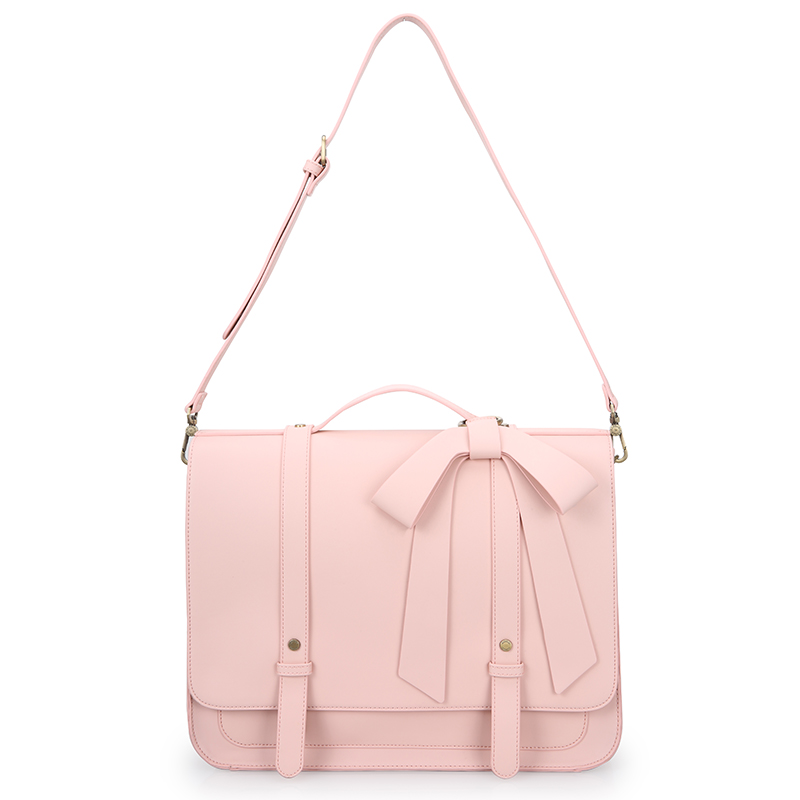 ECOSUSI MOCHILA Y MALETÍN CON LAZO REMOVIBLE SUMMER GARDEN ROMANCE PARA 14' - ROSADO - 6