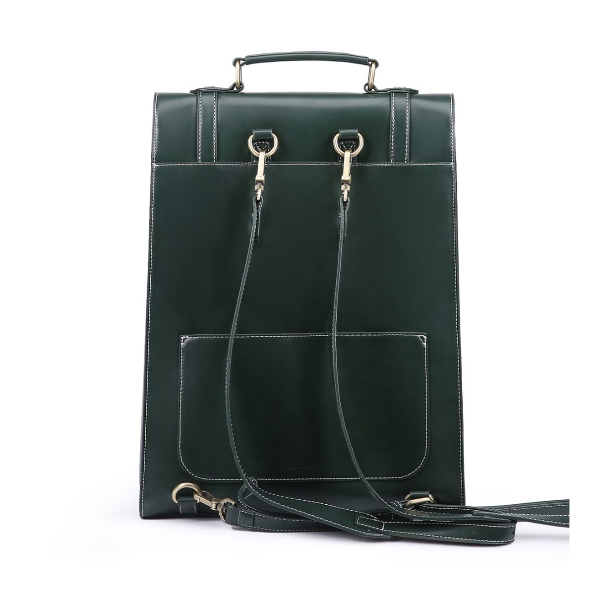 ECOSUSI MOCHILA VINTAGE CAMELLIA PARA NOTEBOOK 15,6' - VERDE - 4