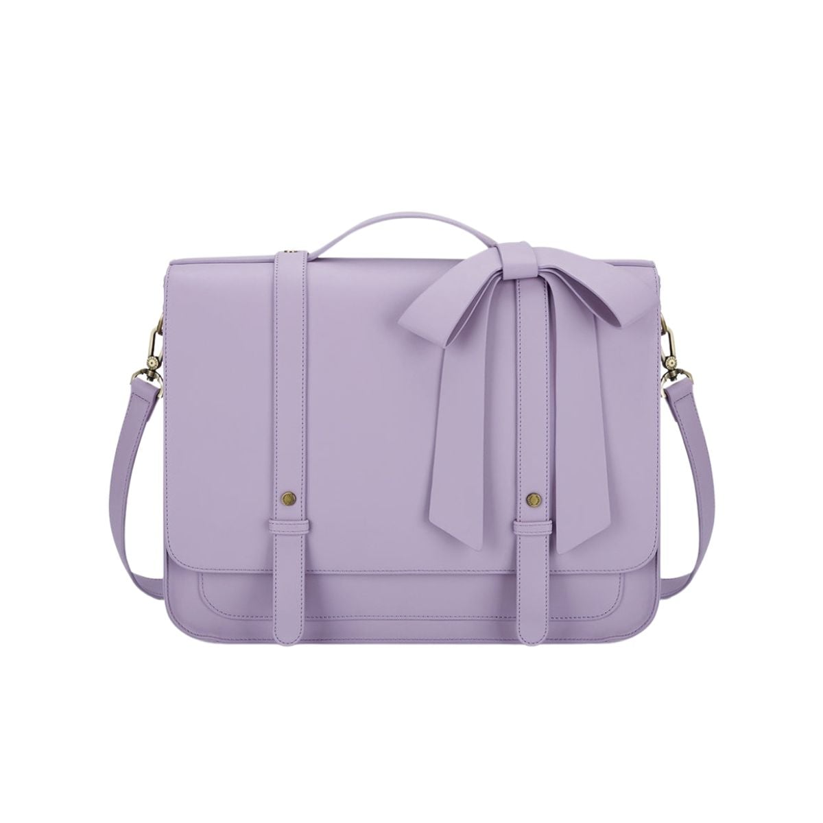 ECOSUSI MOCHILA Y MALETÍN CON LAZO REMOVIBLE SUMMER GARDEN ROMANCE PARA 14' - MORADO - 1