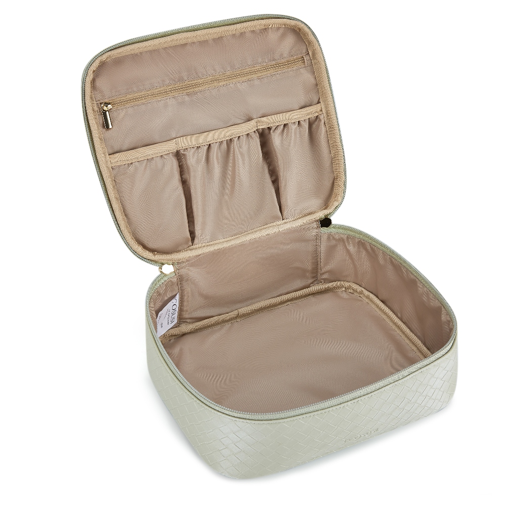ECOSUSI NECESER TRYN PARA MAQUILLAJE ACCESORIOS - VERDE - 2