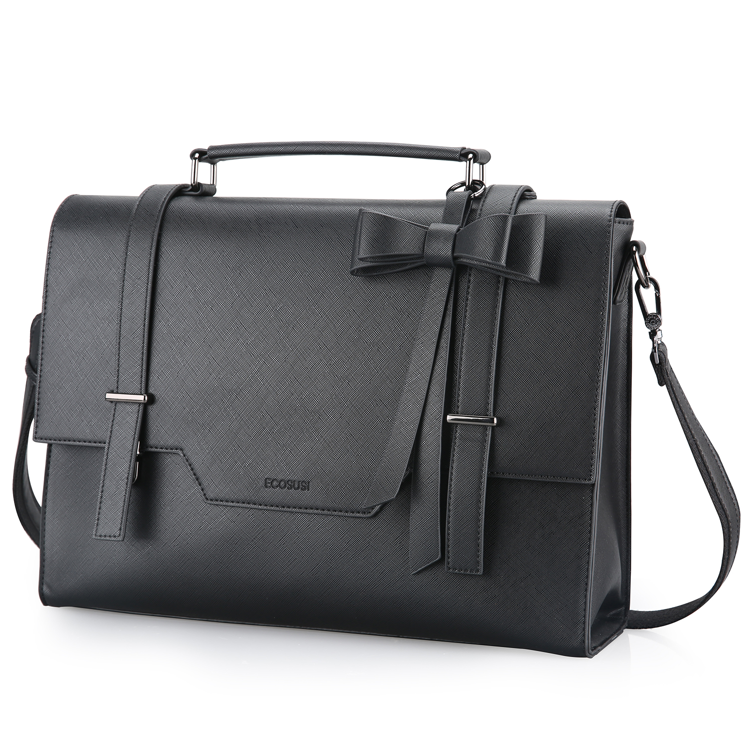 ECOSUSI BOLSO MALETÍN WORKS PARA LAPTOP DE HASTA 15.6 '' - EN COLOR NEGRO - 1