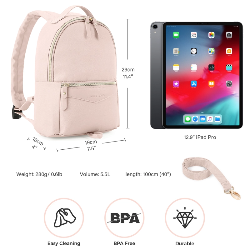 MOMMORE MOCHILA PARA NIÑOS LACY - ROSADO - 3