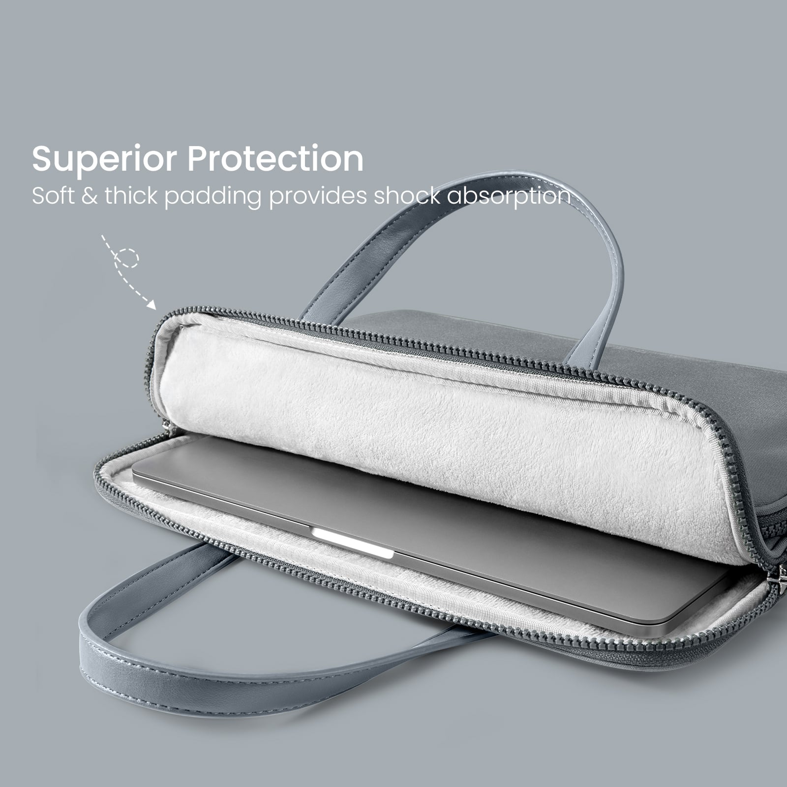 TOMTOC BOLSO PREMIUM H21 PARA 14'' MACBOOK PRO - GRIS - 3