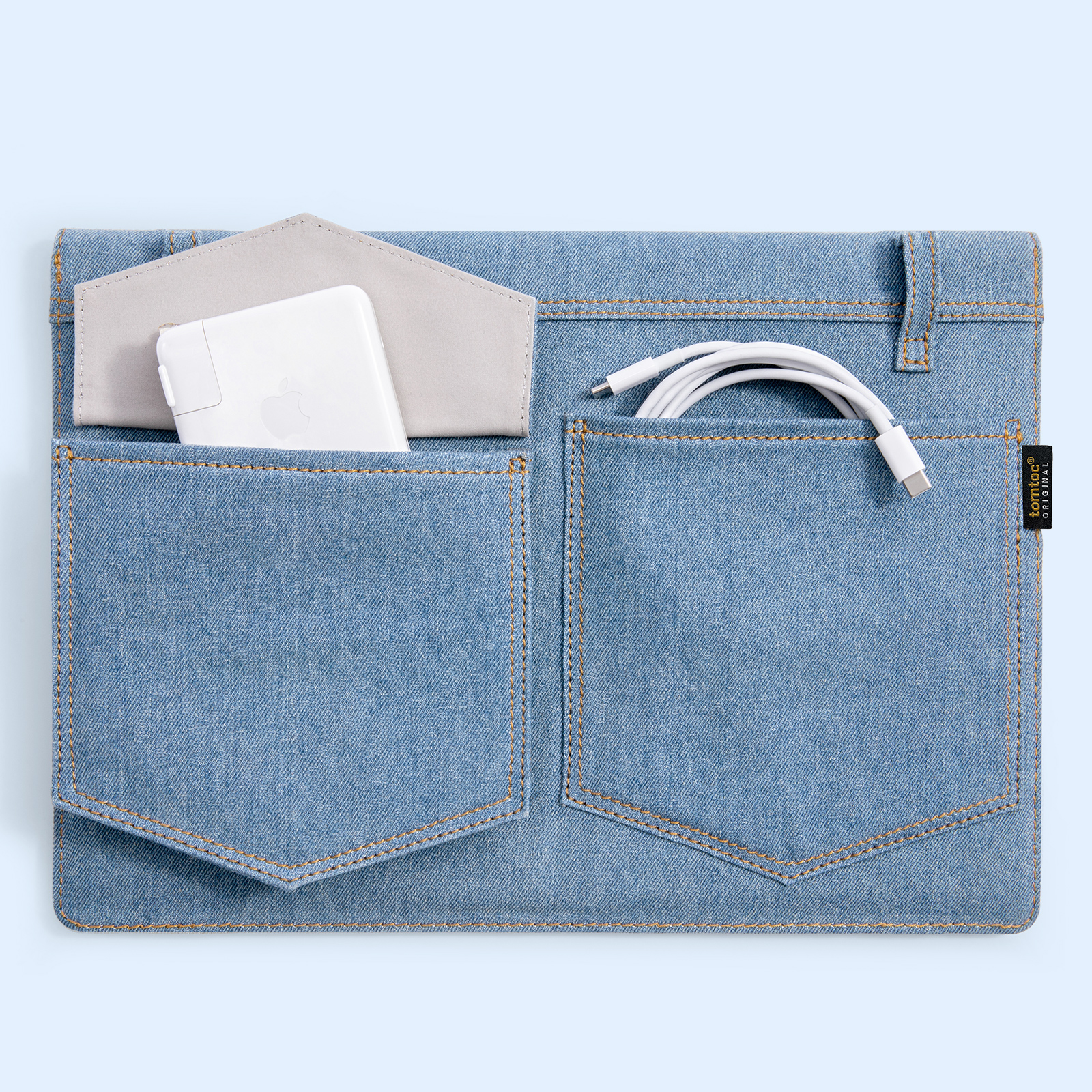 TOMTOC H26 BOLSO DENIM PARA MACBOOK AIR/PRO DE 13'' - 2