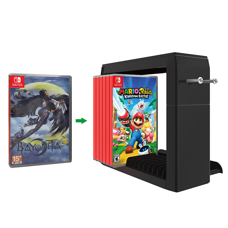 Base Funcional Dobe Para Switch | Guarda Juegos Y Controles - 3