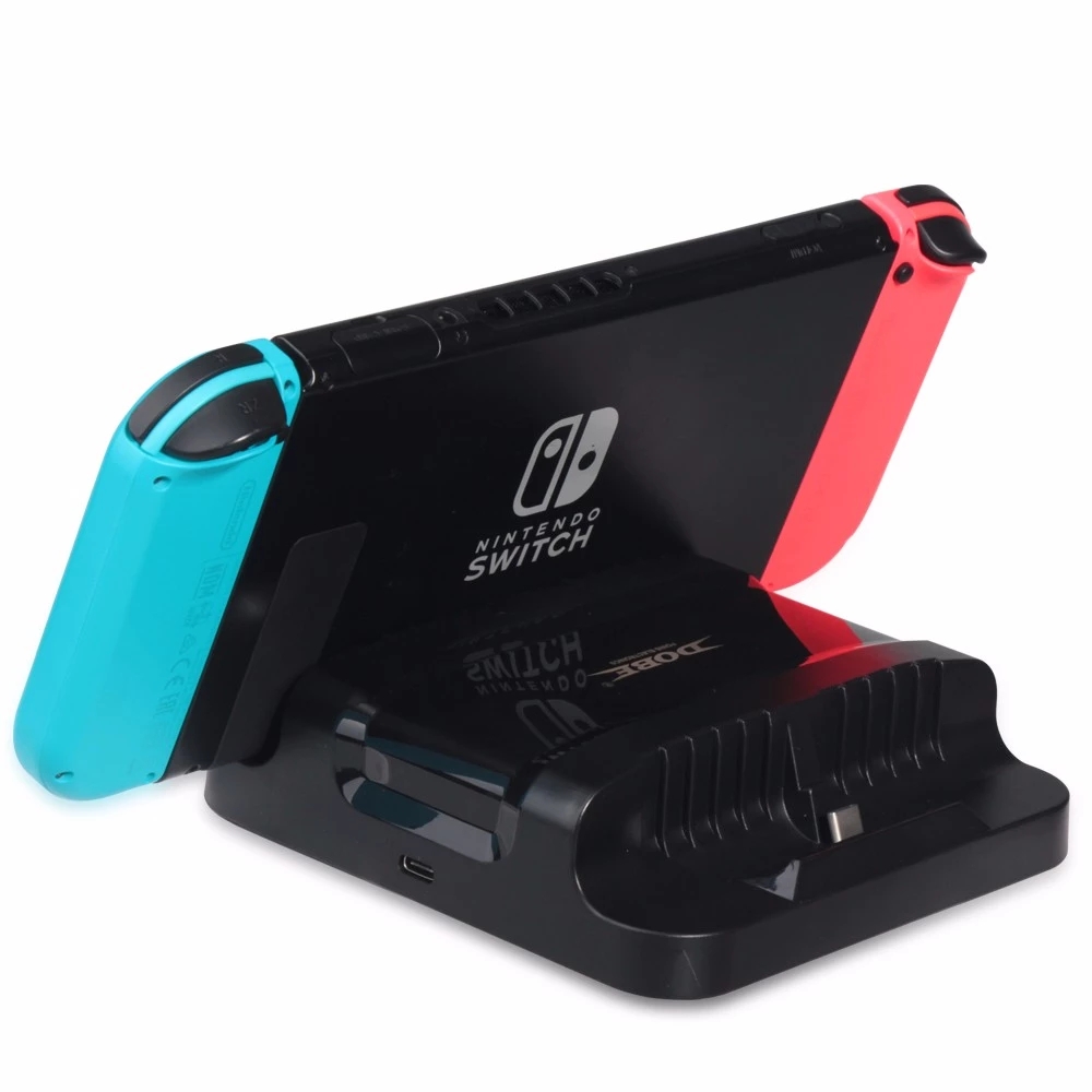 DOBE - BASE DE CARGA DOBLE PARA NINTENDO SWITCH TNS-853A - 1