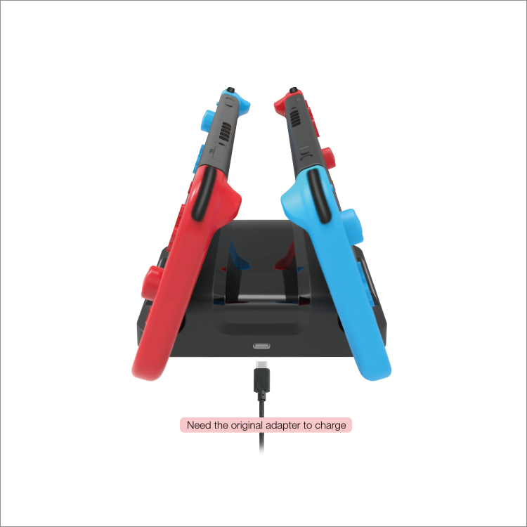 DOBE - BASE DE CARGA DOBLE PARA NINTENDO SWITCH TNS-853A - 3