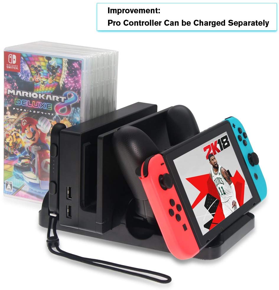 DOBE - BASE DE CARGA MULTIFUNCIONAL PARA SWITCH TNS-895 - 4
