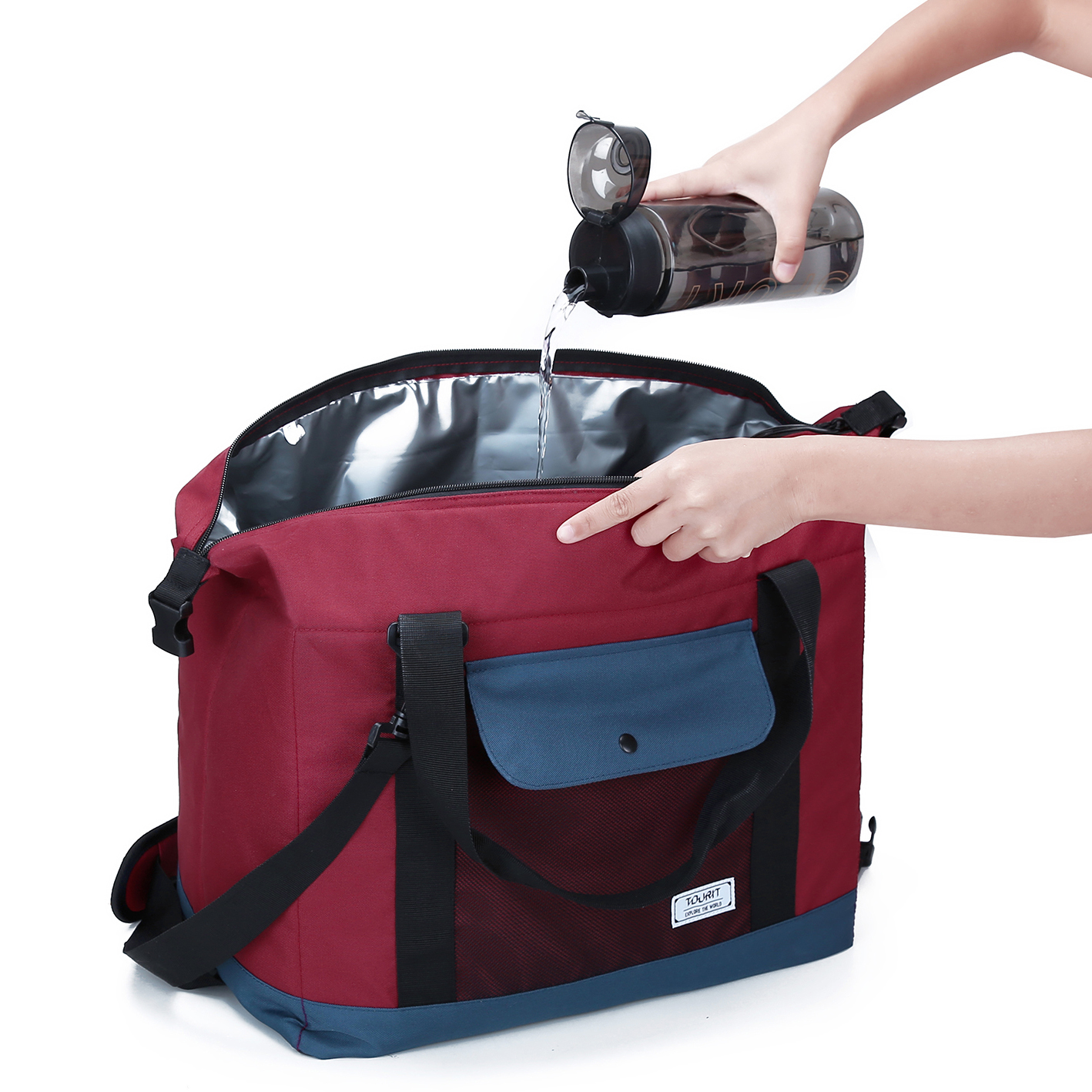 TOURIT MOCHILA CRUZADA AISLANTE BUDGERIGAR VIAJES/FAMILIAR - 3