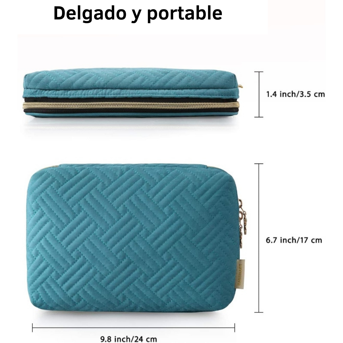 Bagsmart Organizador Electrónico Athena para Viajes Compacto Turquesa - 5
