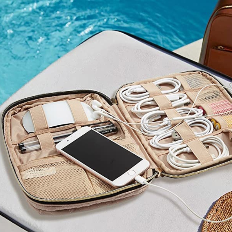 Bagsmart Organizador Electrónico Athena para Viajes Compacto Turquesa - 6