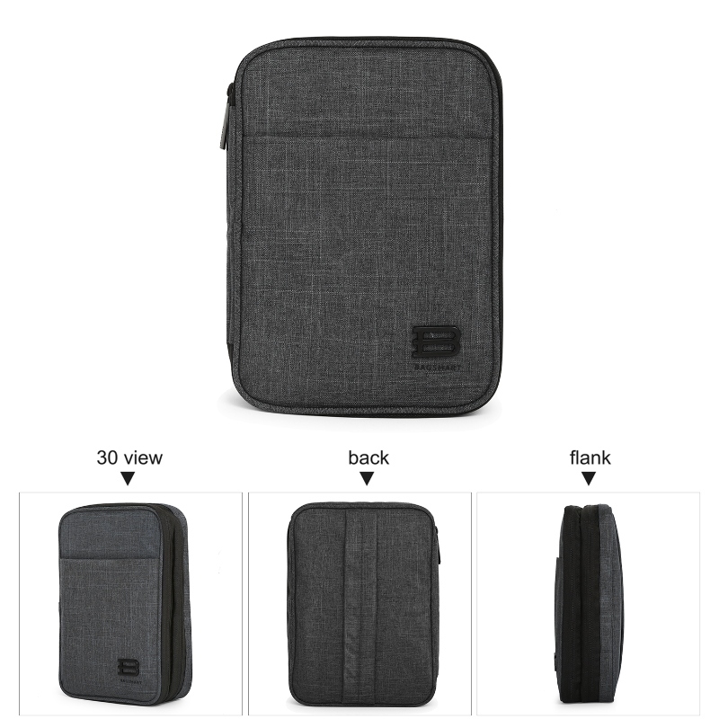 Bagsmart Organizador Electrónico Belmont Doble Capa de Viaje Negro - 2